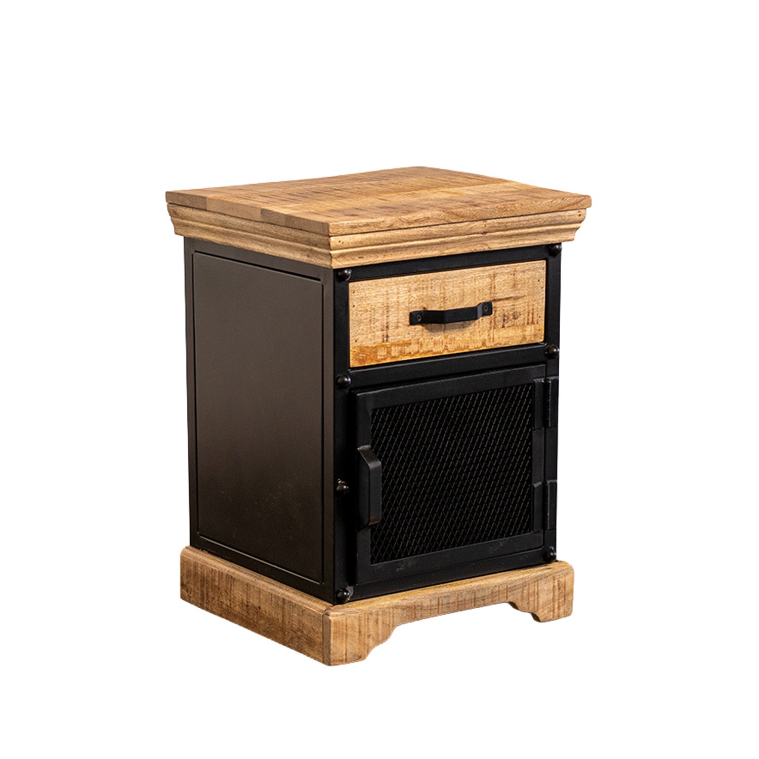 Forge - Table d'appoint - Bois Massif et Métal