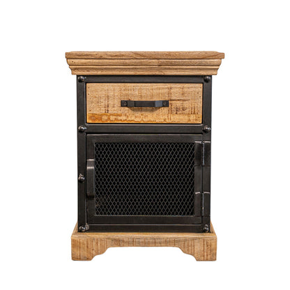 Forge - Table d'appoint - Bois Massif et Métal