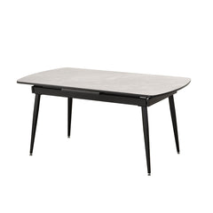 Dining Table - 36" X 80" / Marble / Tempered Glass