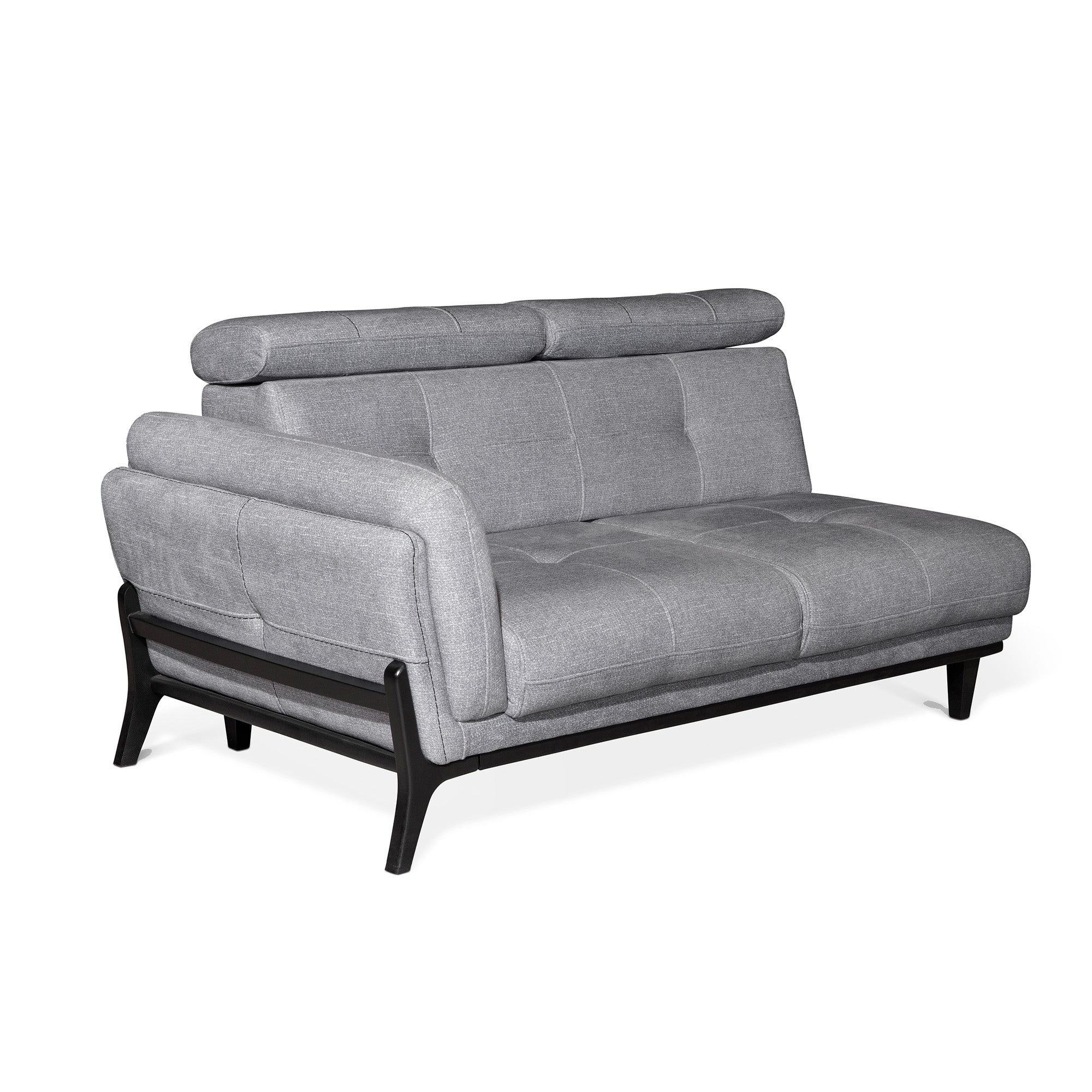 Relax - Double Module with left armrest - Grey Fabric