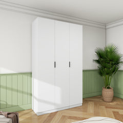 CLAS Modular Wardrobe with 3 Doors - Glossy White