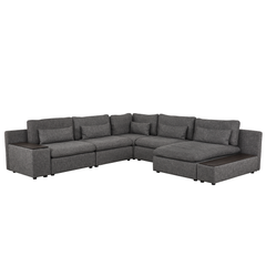 Modular Sectional Sofa - Brighton - Allure Charcoal