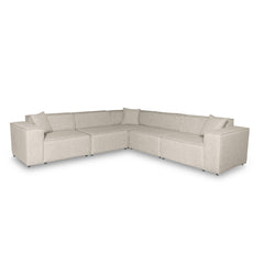 Sofa Modulaire Sectionnel - Solaris - Tissu Beige