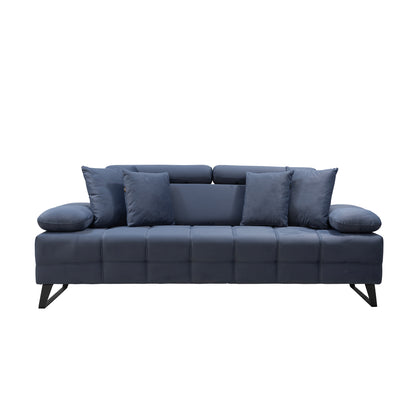 Luna - Loveseat - Anthracite Fabric