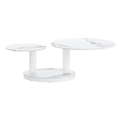 Elara - Table Basse - Blanc