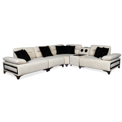 Modular Sectional Sofa - Comfy - Beige Fabric
