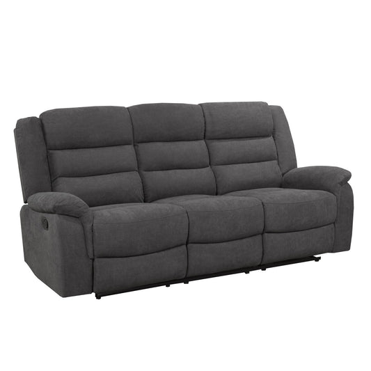 Sofa Inclinable - Tissu Gris - Trevor 1200
