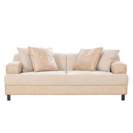 3-seater Sofa - Story - 2 Tones - Cream Fabric 2200