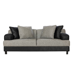 3-seater sofa - Story - 2 Tones - Black and Gray Fabric