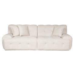 3 Seater Sofa - Panda - Beige Fabric