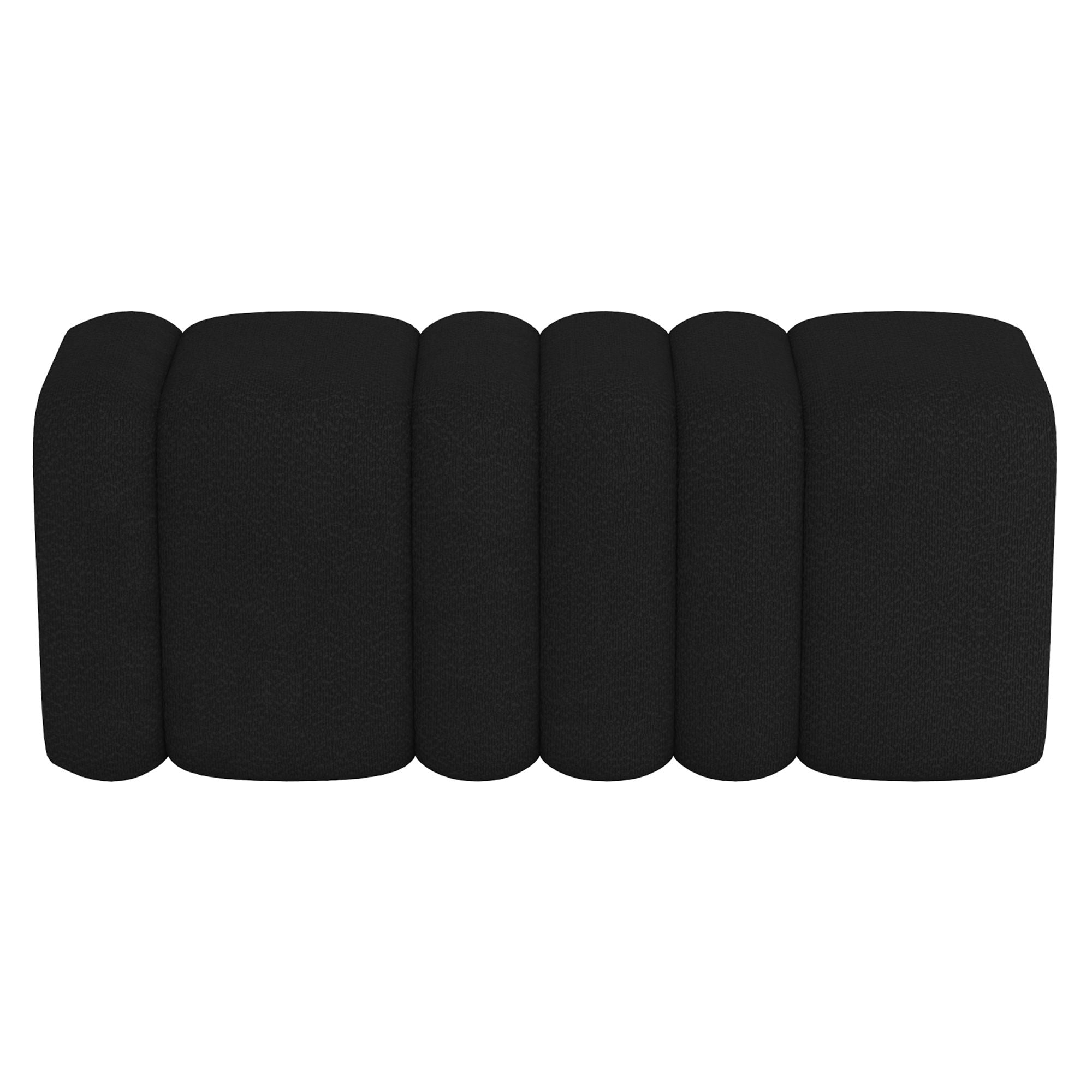 Rigel - Ottoman Large - Bouclé Noir