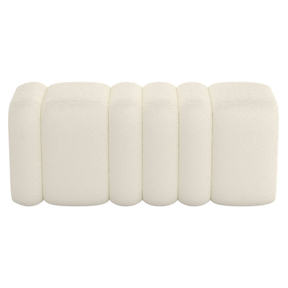 Rigel - Ottoman Large - Bouclé Ivoire