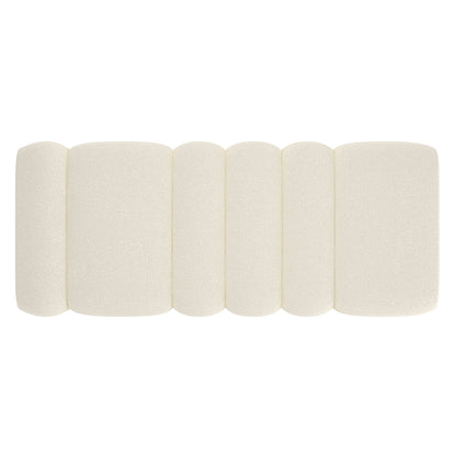 Rigel - Ottoman Large - Bouclé Ivoire