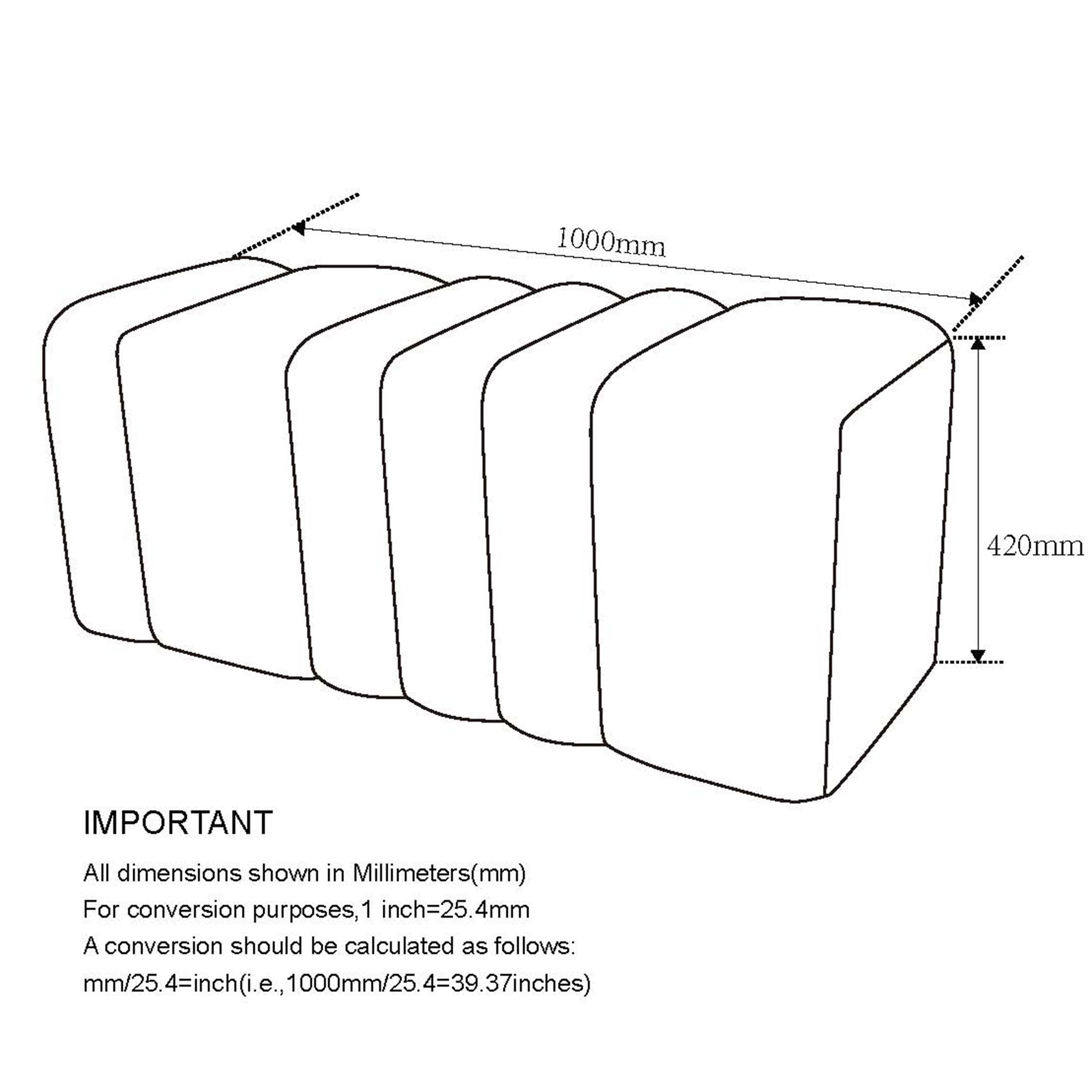 Rigel - Ottoman Large - Bouclé Ivoire