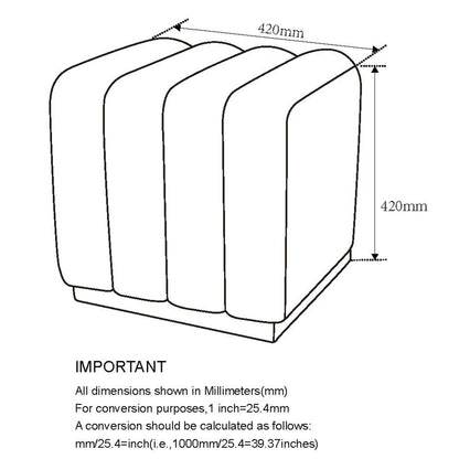 Rigel - Ottoman Petit - Bouclé Ivoire