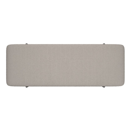 Erzo - Ottoman avec rangement - Gris