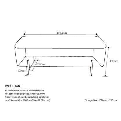 Erzo - Ottoman avec rangement - Blanc