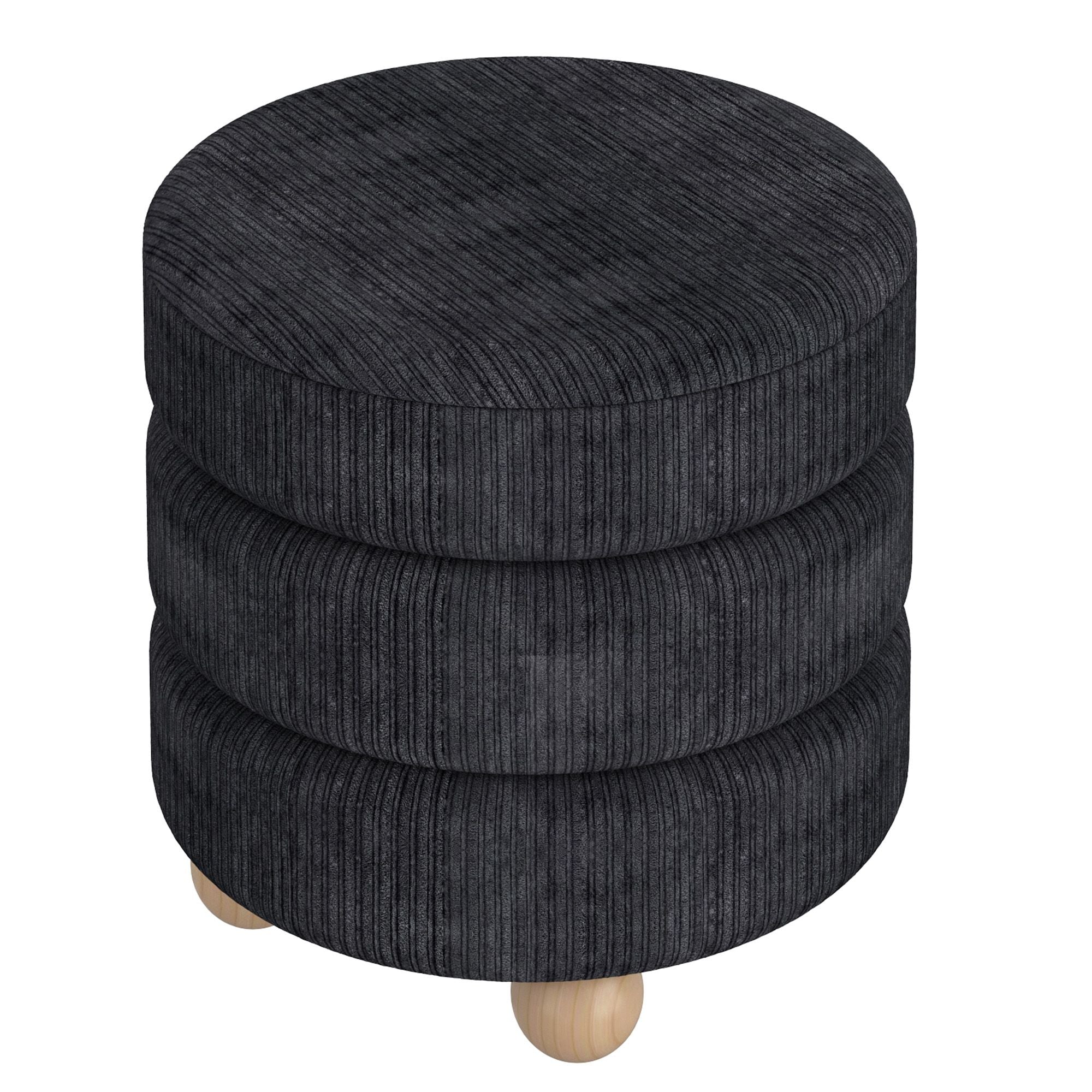 Willo - Ottoman - Black