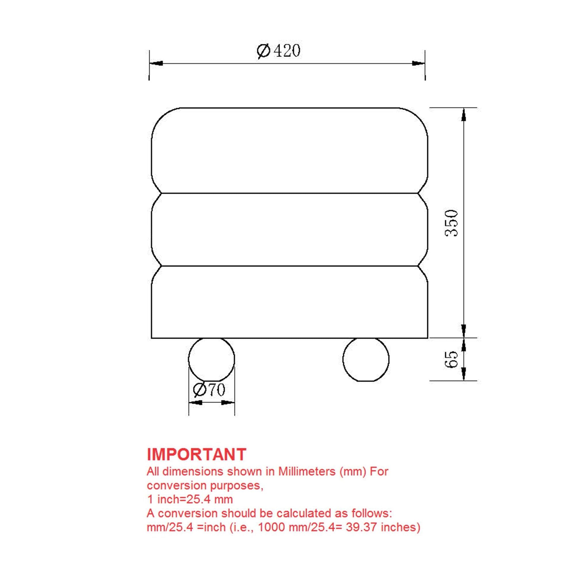 Willo - Ottoman - Black