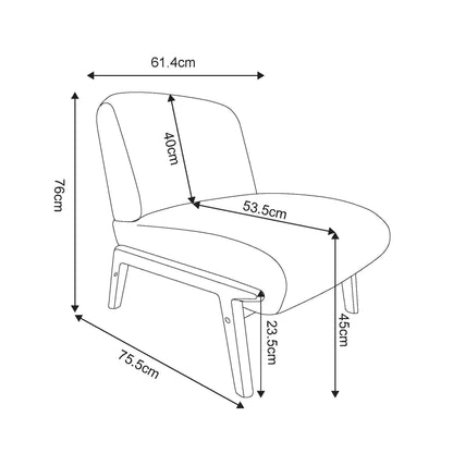 Lisson - Accent chair - Beige