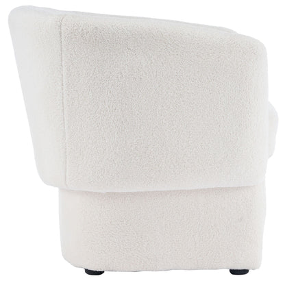 Sheri - Accent Chair - White Bouclé
