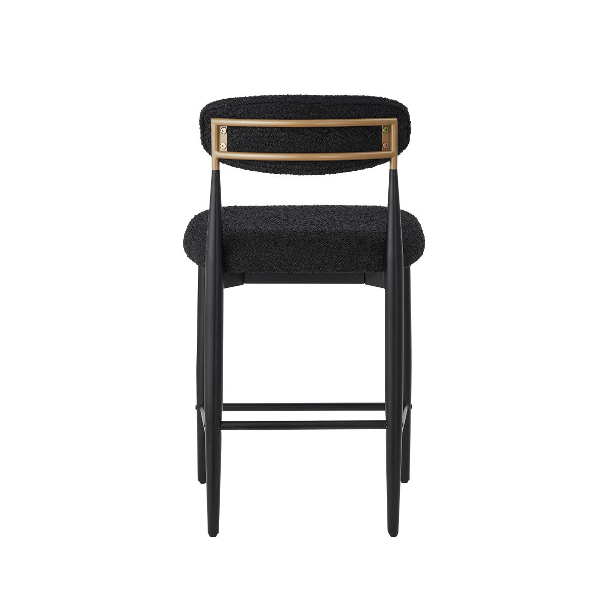 Kodi - Counter Stool - Black Bouclé