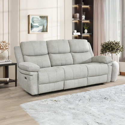 Andre - Motorized Reclining Sofa - Beige