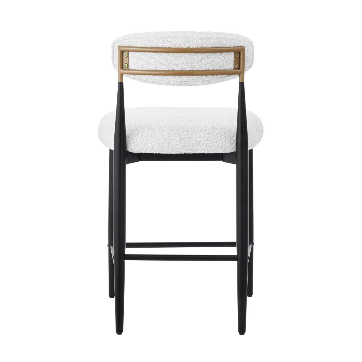 Kodi - Counter Stool - White Bouclé