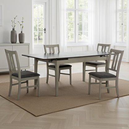 Daven - Extendable Dining Set - Grey