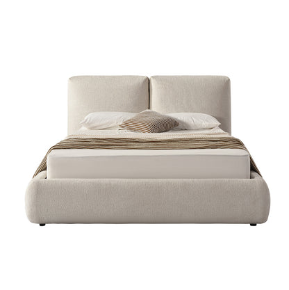 Aiden - Lit Queen - Tissu Beige