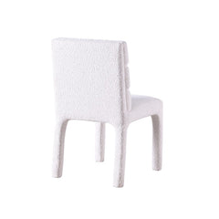 Megara - Chaise de Salle à Manger - Tissu Bouclé Crème