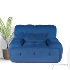 Fauteuil - Panda - Tissu Blue