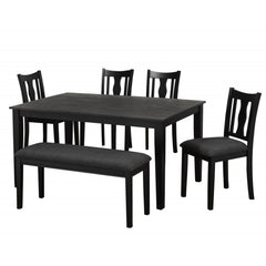 Dining Table Set - 6 Pieces - Gray