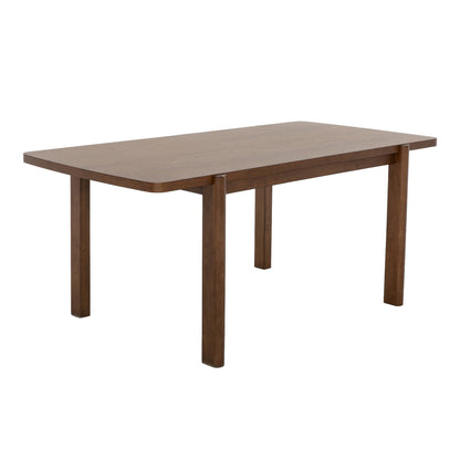 Adley - Dining Set - Brown Wood