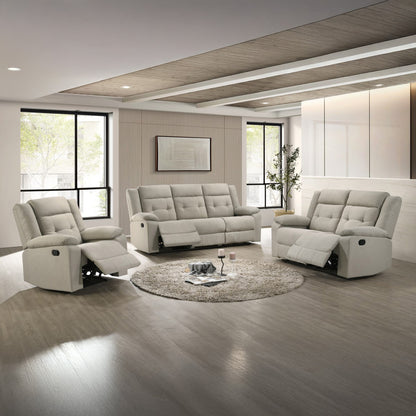Alba - Reclining Loveseat - Beige