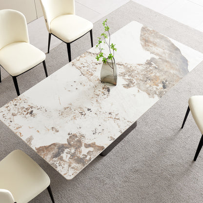 Vittoria - Dining Table - White Ceramic