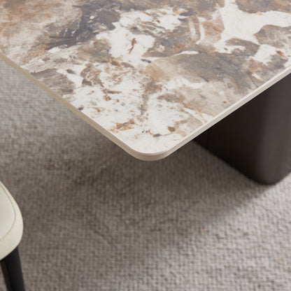 Vittoria - Dining Table - White Ceramic