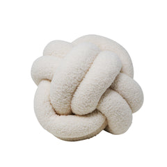 Soft White Knot Cushion