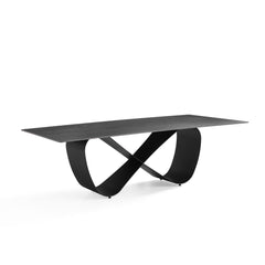 Claude - Table à Manger - Céramique Noir