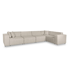 Sofa Modulaire Sectionnel - Solaris - Tissu Beige