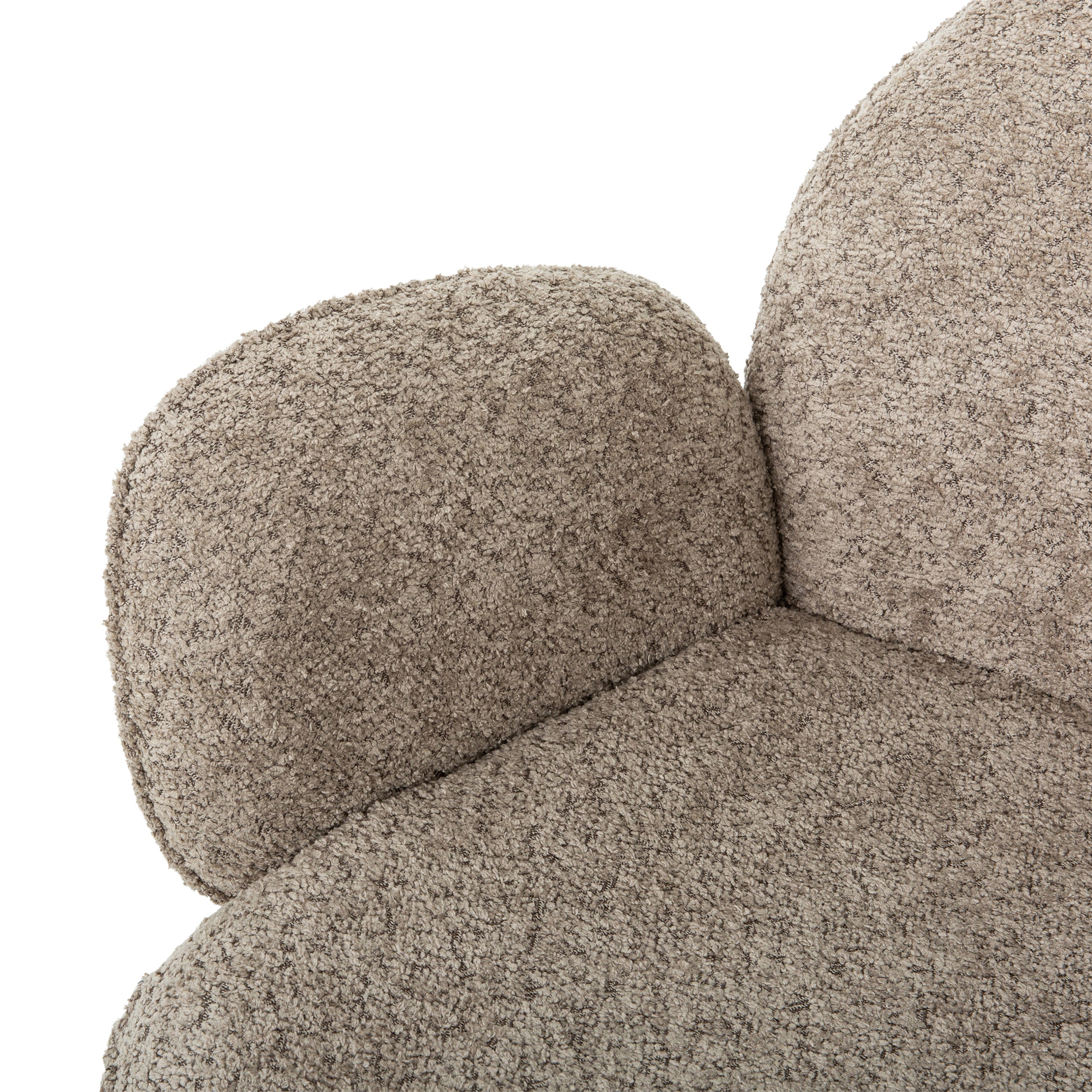 Monza - Chaise de Salle à Manger - Pivotante - Taupe