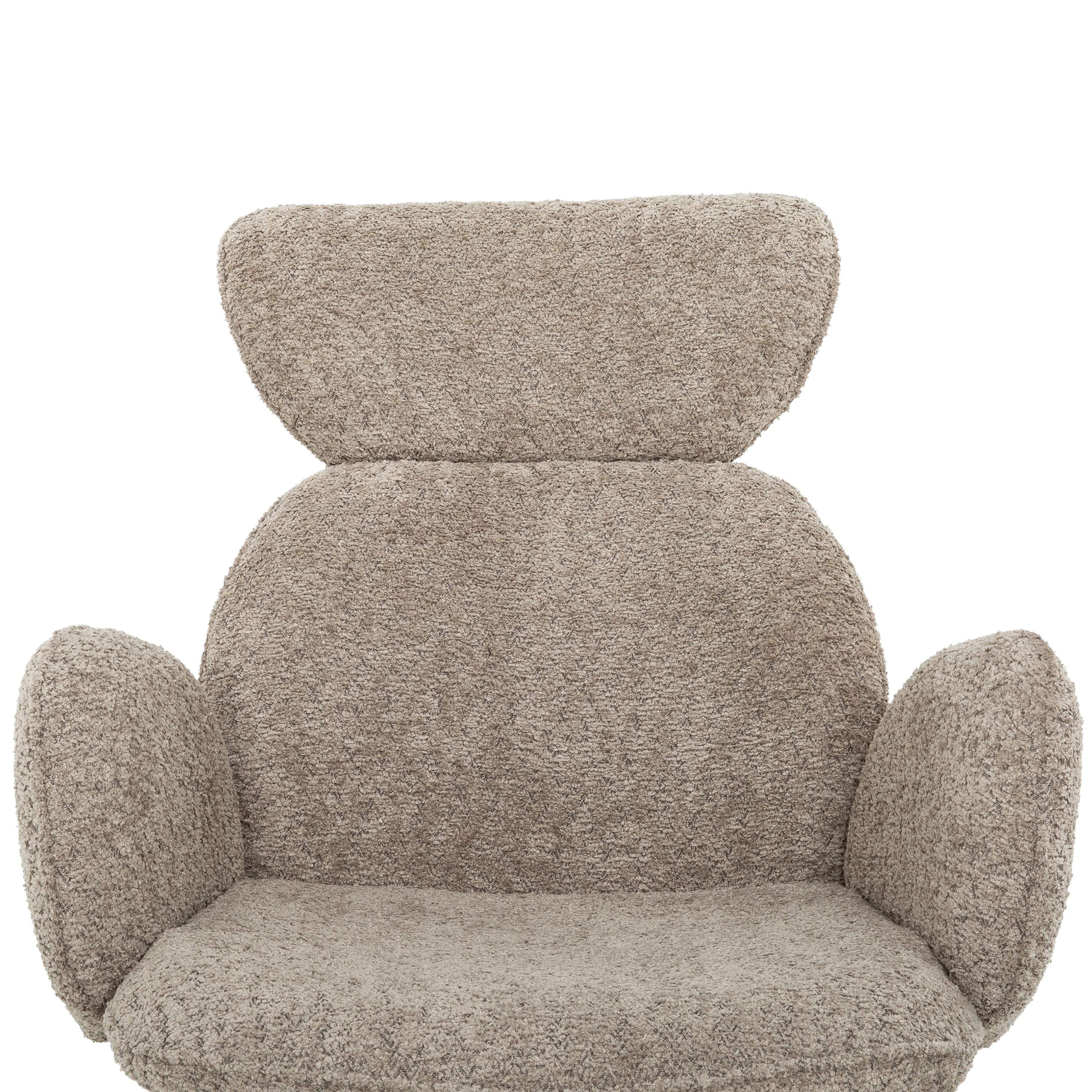 Monza - Chaise de Salle à Manger - Pivotante - Taupe