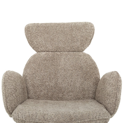 Monza - Chaise de Salle à Manger - Pivotante - Taupe
