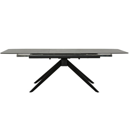 Valeria - Extendable Dining Table - Grey Ceramic