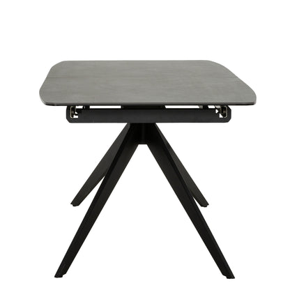 Valeria - Extendable Dining Table - Grey Ceramic