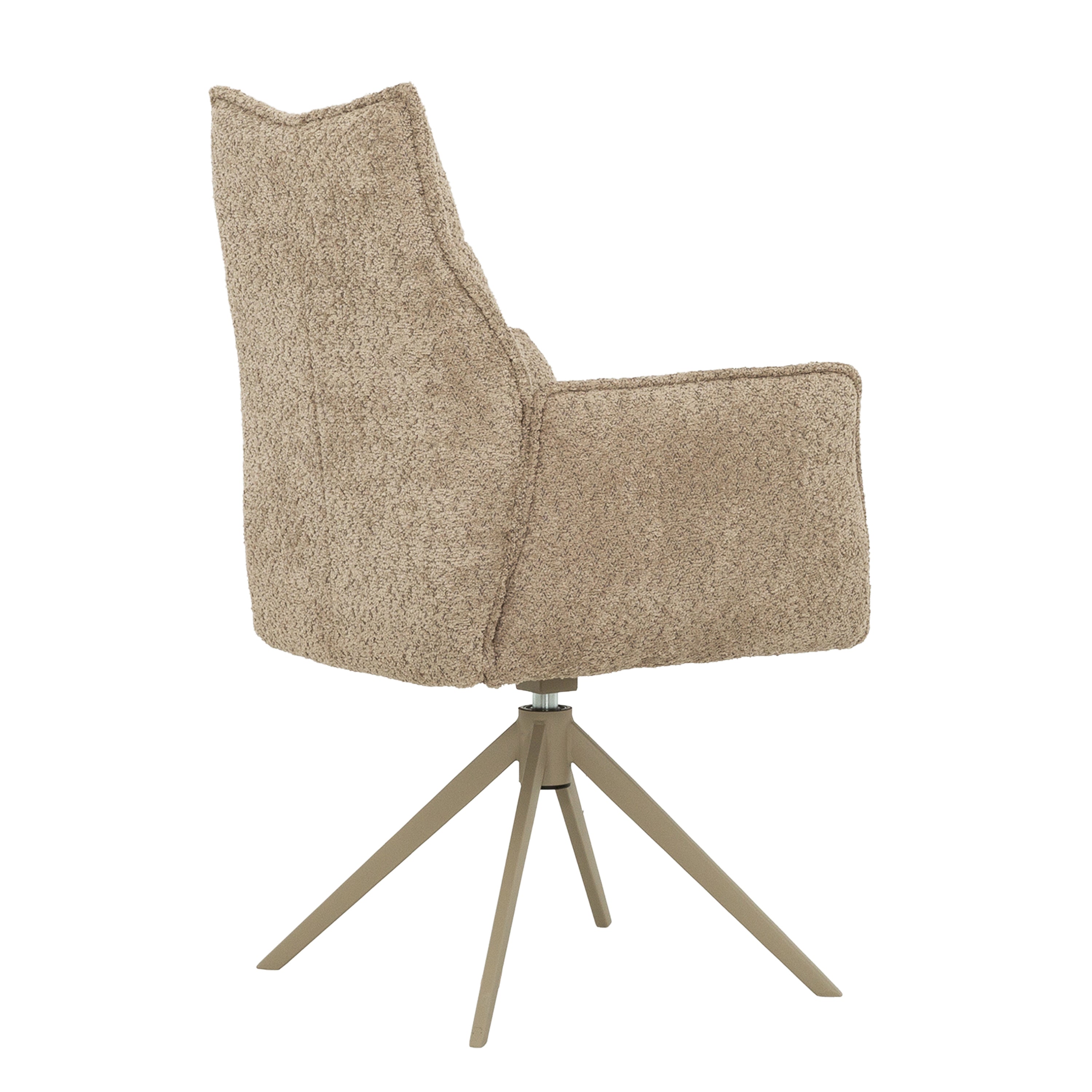 Vienna - Chaise de Salle à Manger - Pivotante - Taupe