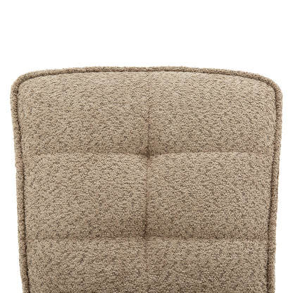 Vienna - Chaise de Salle à Manger - Pivotante Sans Accoudoir - Taupe