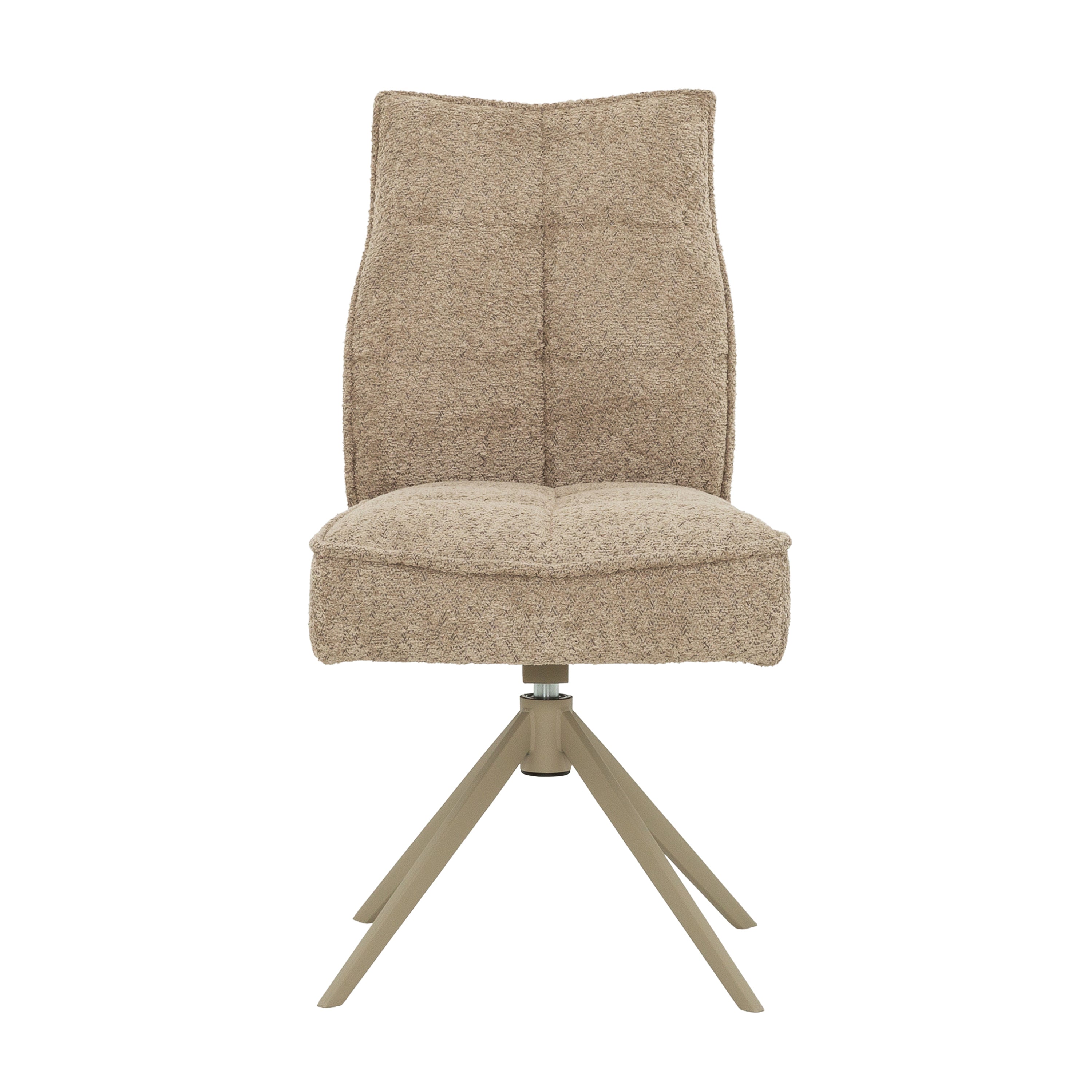 Vienna - Chaise de Salle à Manger - Pivotante Sans Accoudoir - Taupe