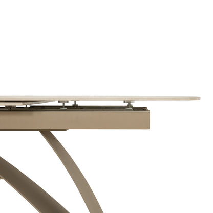 Vienna - Extendable Dining Table - Beige Travertine