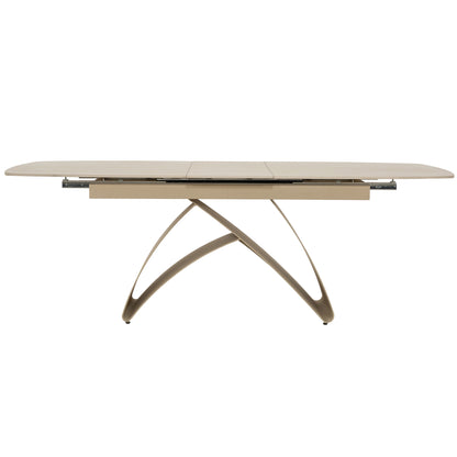 Vienna - Extendable Dining Table - Beige Travertine